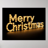 Merry Christmas Luxury Typography Poster Paper H03 (Voorkant)