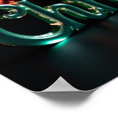 Merry Christmas Luxury Typography Poster Paper H05 (Hoek)