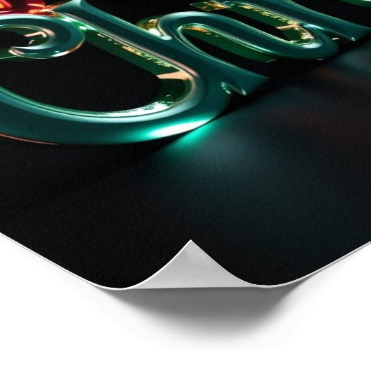 Merry Christmas Luxury Typography Poster Paper H05 (Hoek)