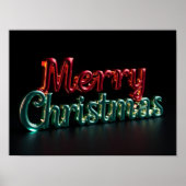 Merry Christmas Luxury Typography Poster Paper H05 (Voorkant)
