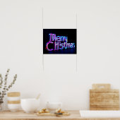 Merry Christmas Luxury Typography Poster Paper H19 (Keuken)