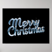 Merry Christmas Luxury Typography Poster Paper H24 (Voorkant)