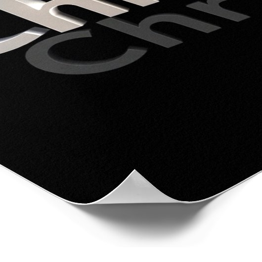 Merry Christmas Luxury Typography Poster Paper H32 (Hoek)