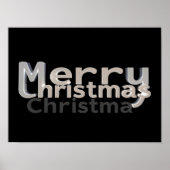 Merry Christmas Luxury Typography Poster Paper H32 (Voorkant)