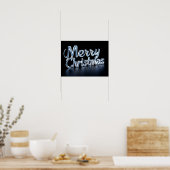 Merry Christmas Luxury Typography Poster Paper H36 (Keuken)