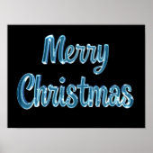 Merry Christmas Luxury Typography Poster Paper H40 (Voorkant)