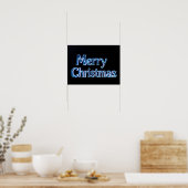Merry Christmas Luxury Typography Poster Paper H42 (Keuken)