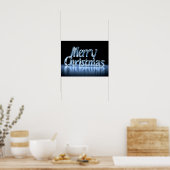 Merry Christmas Luxury Typography Poster Paper H45 (Keuken)