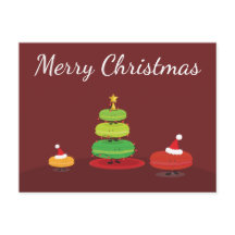 Merry Christmas Macarons | Postcard