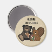 MERRY CHRISTMAS MAGNEET (Voorkant / Achterkant)