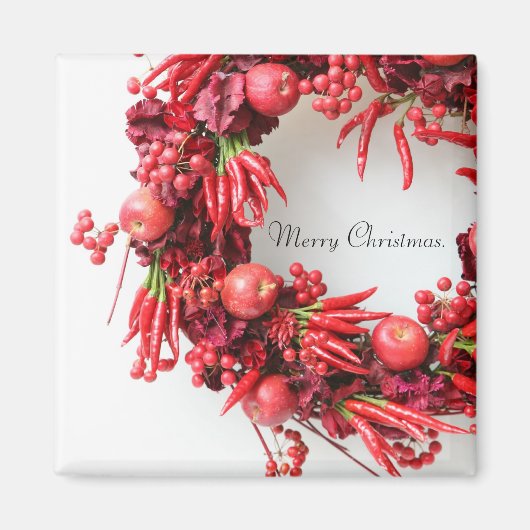 Merry Christmas. Magnets A Magneet (Voorkant)