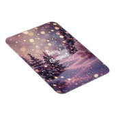 Merry Christmas Magnets -Customizable Text  Magneet (Rechterzijde)