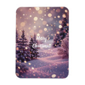 Merry Christmas Magnets -Customizable Text  Magneet (Verticaal)