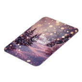 Merry Christmas Magnets -Customizable Text  Magneet (Linkerzijde)