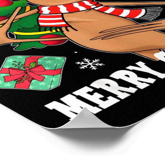 Merry Christmas Marcus The Worm Funny Unhinged Mem Poster (Hoek)