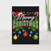 Merry Christmas Matching Family Merry Christmas Xm Kaart (Voorkant)