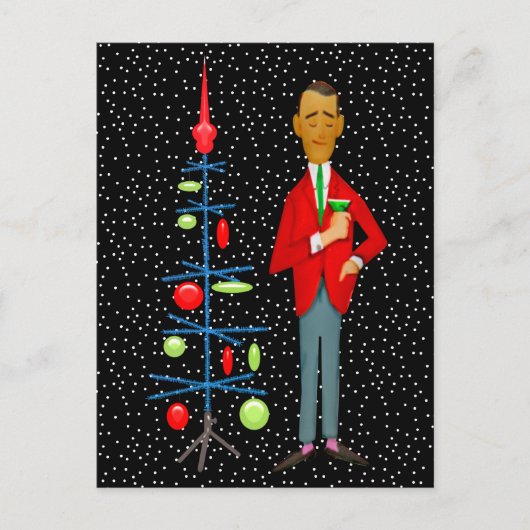 MERRY CHRISTMAS |  MCM-kerstboom Briefkaart (Voorkant)