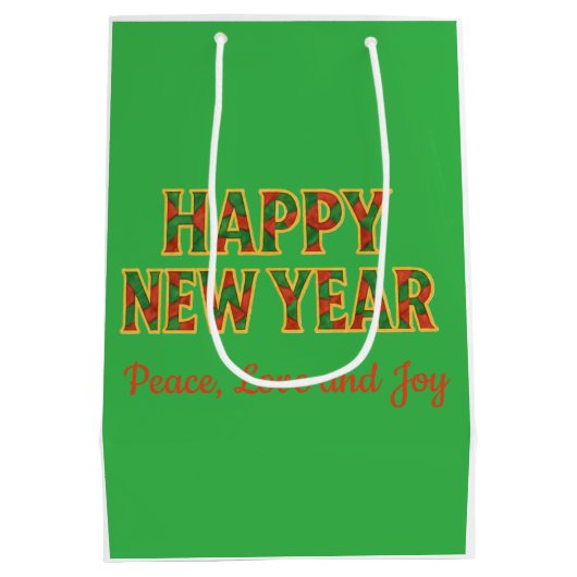 Merry Christmas Medium Cadeauzakje (Achterkant)