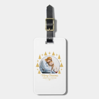 Merry Christmas Merry As A Mother White Gold Photo Bagagelabel