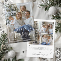 Merry Christmas Minimaal Elegant Foto 
