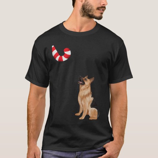 Merry Christmas Mister Dog  1 T-shirt (Voorkant)