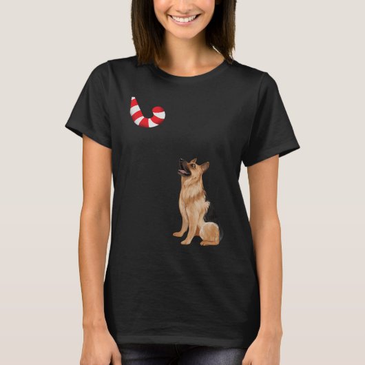 Merry Christmas Mister Dog  1 T-shirt (Voorkant)