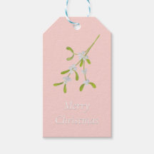 Merry Christmas Mistletoe Stripes Roos Darkgreen