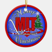 MERRY CHRISTMAS MLT ORNAMENT MEDICAL LAB TECH (Voorkant)