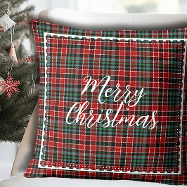 Merry Christmas Modern Playscript Kussen