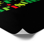 Merry Christmas Modern Tygraphy  Poster (Hoek)