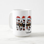  merry Christmas mom Personalized name Koffiemok (Voorkant links)