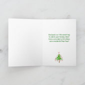 Merry Christmas Money Tree - geld bijgevoegd Feestdagen Kaart (Binnen)