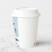 Merry Christmas. Monster ice sculptures Papieren Bekers (Links)