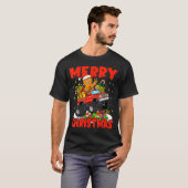 Merry Christmas Monster Truck Funny Gingerbread Me T-shirt (Voorkant volledig)