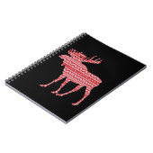 MERRY CHRISTMAS MOOSE NOTITIEBOEK (Linkerzijde)
