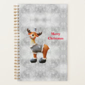 Merry Christmas moose wearing a hat          Planner (Voorkant)