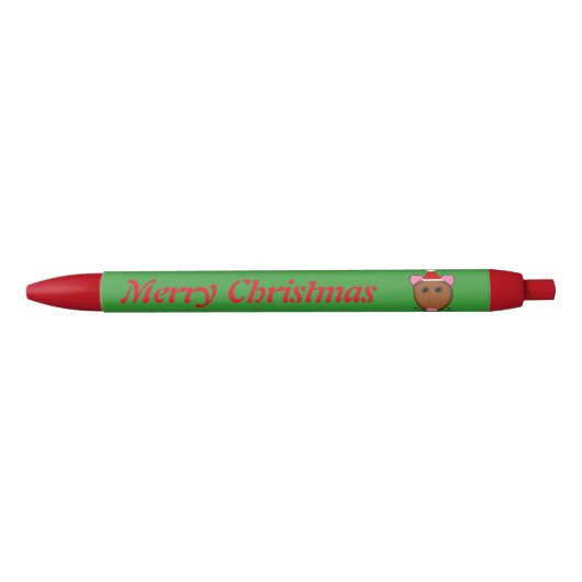 Merry Christmas Mouse Custom Pen (Voorkant)