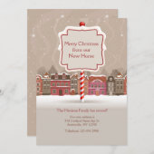 Merry Christmas Moving Aankondiging (Voorkant / Achterkant)