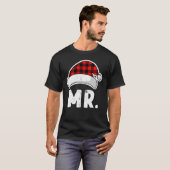 Merry Christmas Mr Trees Lights Santa Hat Mr Chris T-shirt (Voorkant volledig)