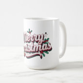 Merry Christmas Mug | Festive Holiday Coffee Cup Koffiemok (Voorkant rechts)