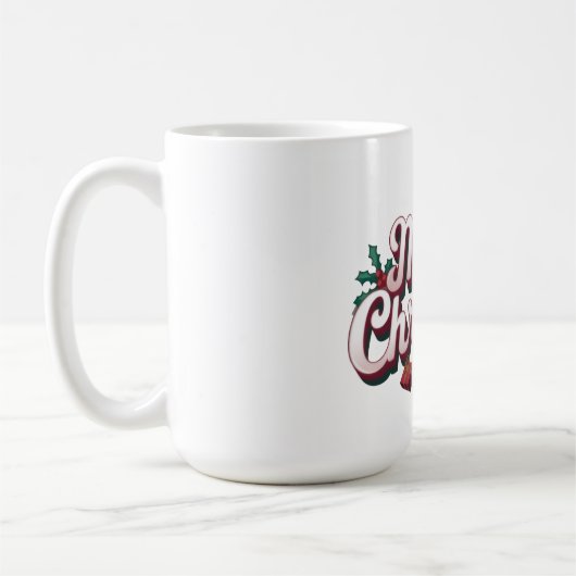Merry Christmas Mug | Festive Holiday Coffee Cup Koffiemok (Links)