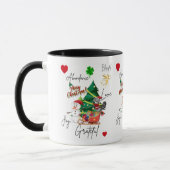 Merry Christmas Mug | Joy, Love & Abundance | Fest Mok (Links)