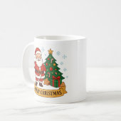 Merry Christmas Mug Koffiemok (Voorkant links)