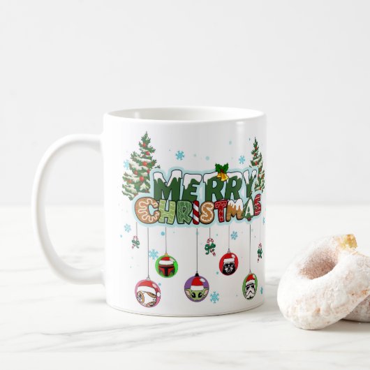 Merry Christmas Mug Koffiemok (Met donut)