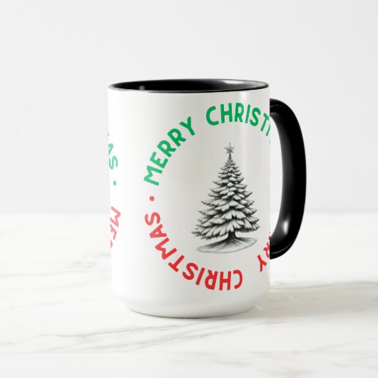 Merry Christmas Mug Mok (Voorkant rechts)