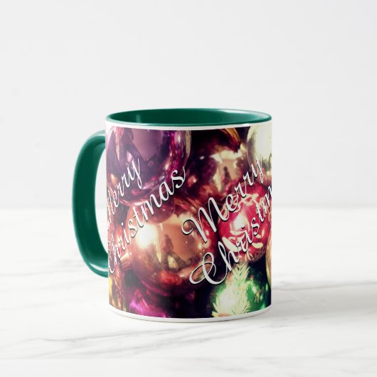 "Merry Christmas" Mug Mok (Voorkant links)