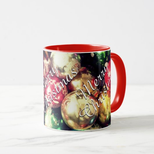 "Merry Christmas" Mug Mok (Voorkant rechts)