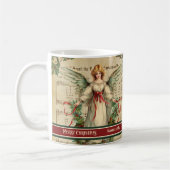 Merry Christmas Mug Nostalgic Angel Gift for Her Koffiemok (Links)