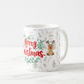 Merry Christmas Mug – Simple Holiday Design Koffiemok (Voorkant rechts)
