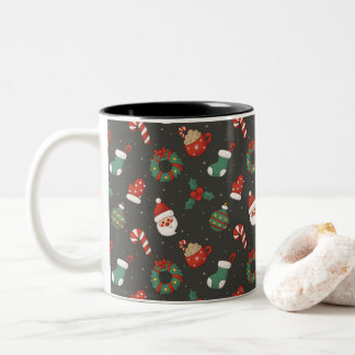 Merry Christmas Mug Tweekleurige Koffiemok